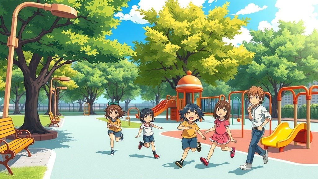 Joyful Day at the Kids' Park