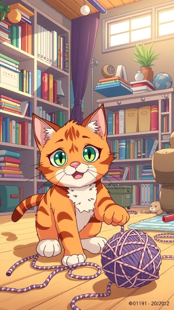 Cat-tastrophe in the Floating Food World!