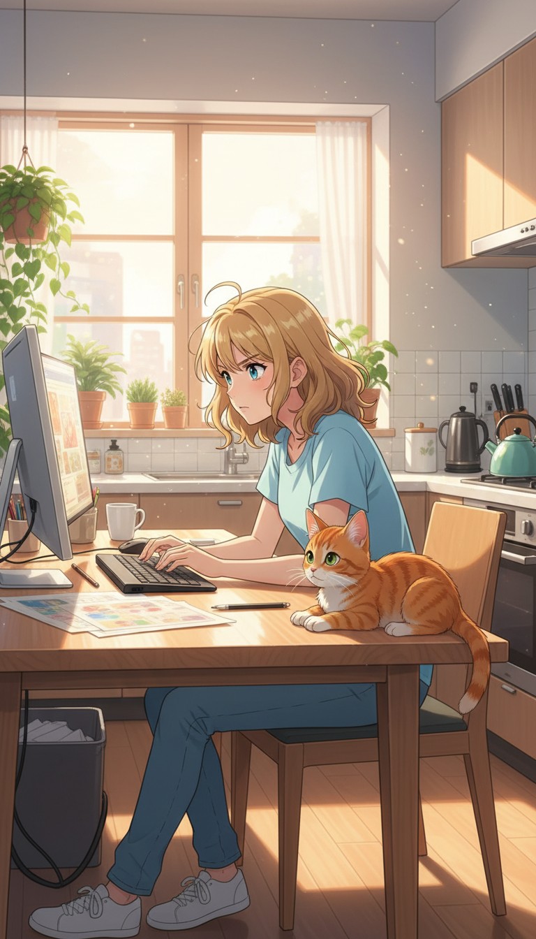 The Future-Predicting Cat