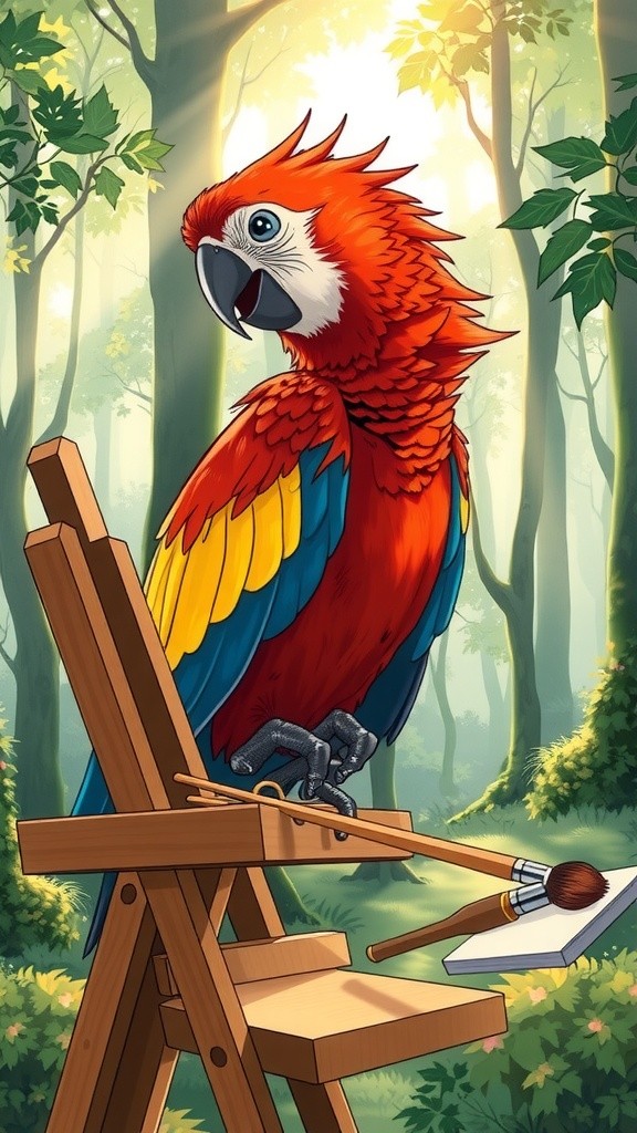 Ciko dan Lukisan yang Menerangi Hutan