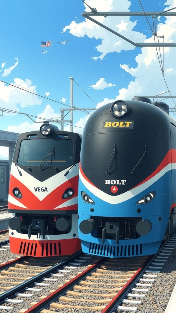 Tracks of Rivalry: Speed vs. Safety