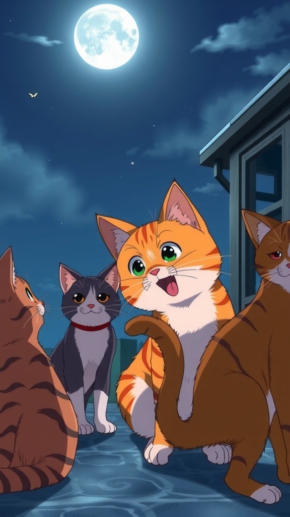 Feline Negotiations: Rules of the Rooftop