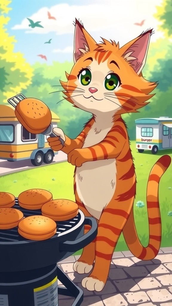 Super Burger Day with Milo the Cat!