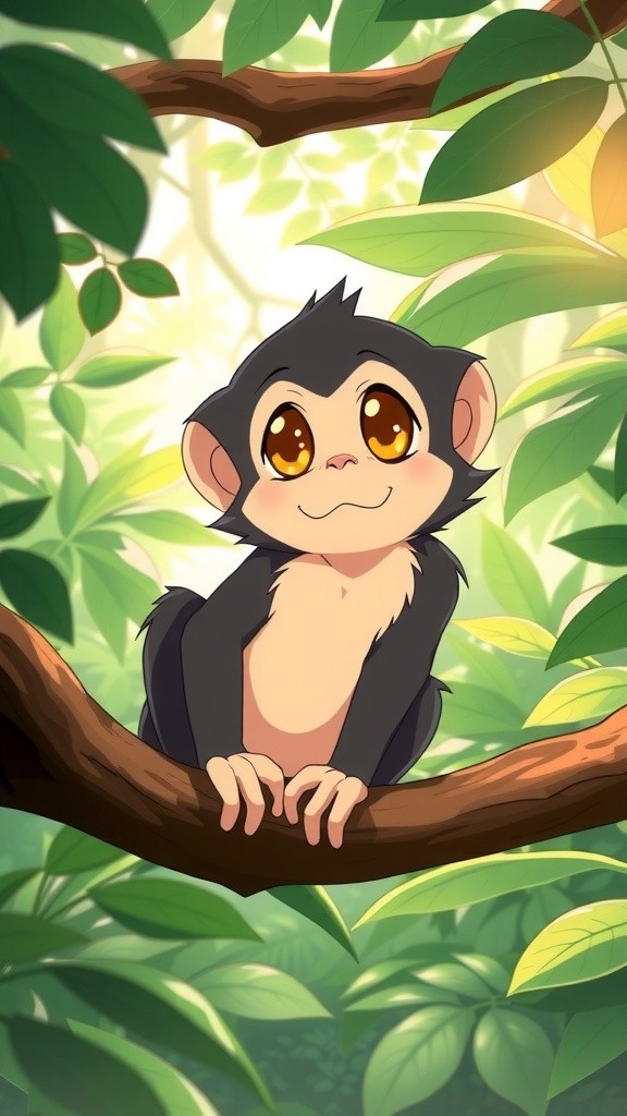 Curious Baby Monkey's Shiny Discovery: Adorable Reactions!