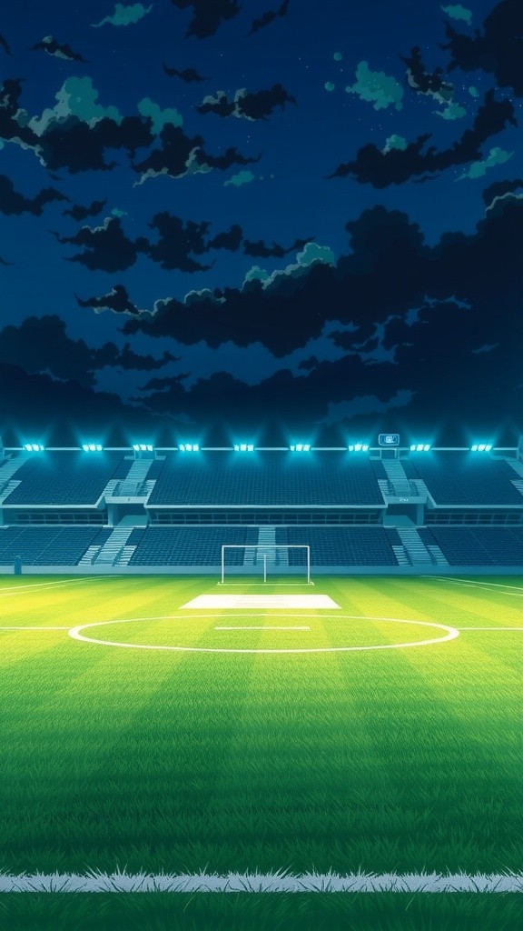 Under the Floodlights: A Night at the Stadium