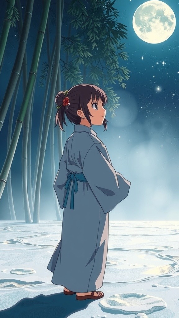 Princess Kaguya's Heartfelt Farewell