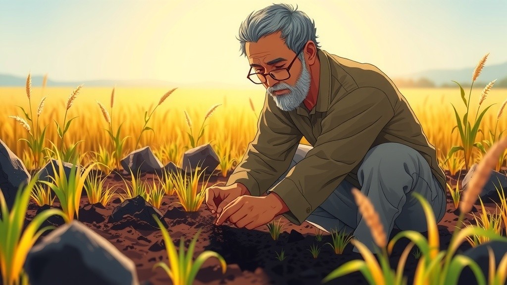 खेत की मेहनत और सुकून