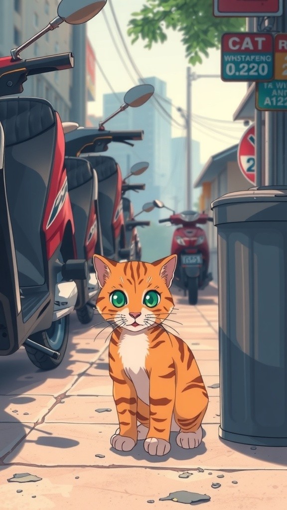 Kisah Oyen si Kucing Kuning yang Terlupakan