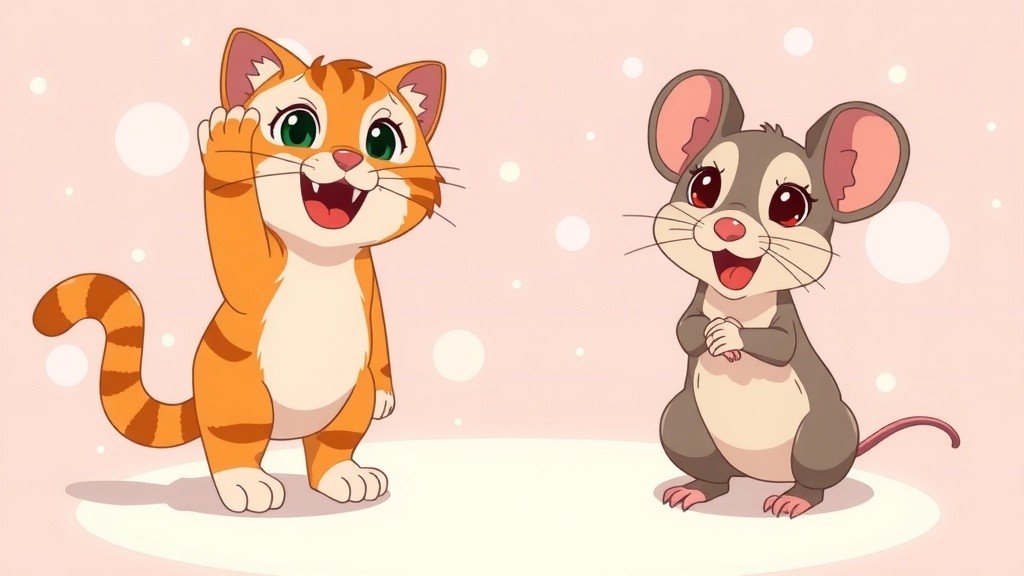 चूहे और बिल्ली की सीख