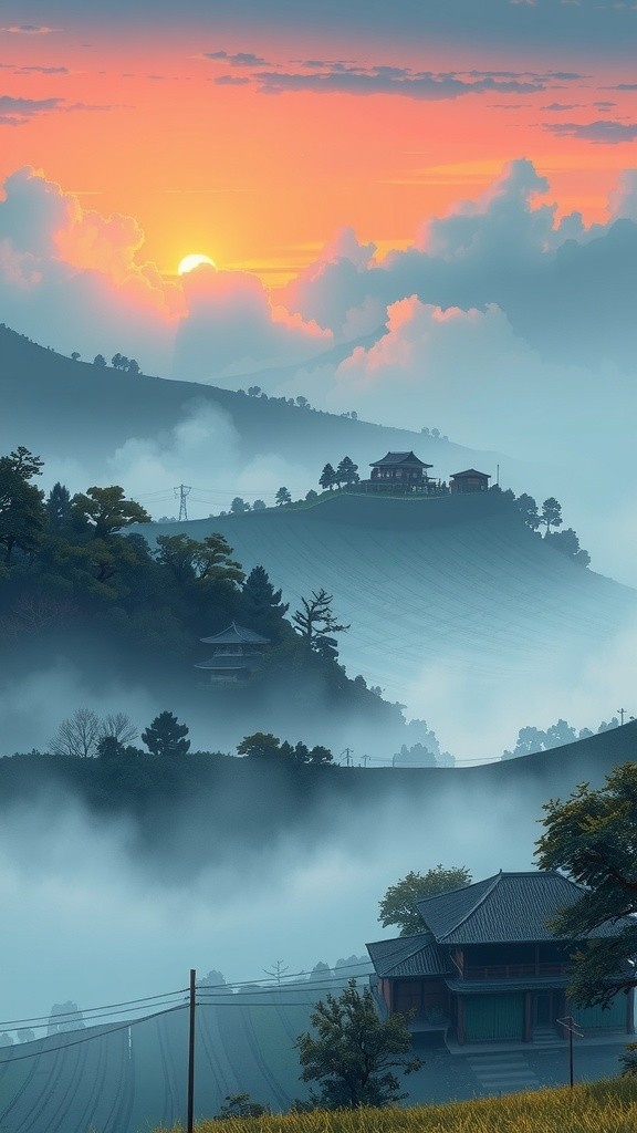 霧深い丘の中での約束