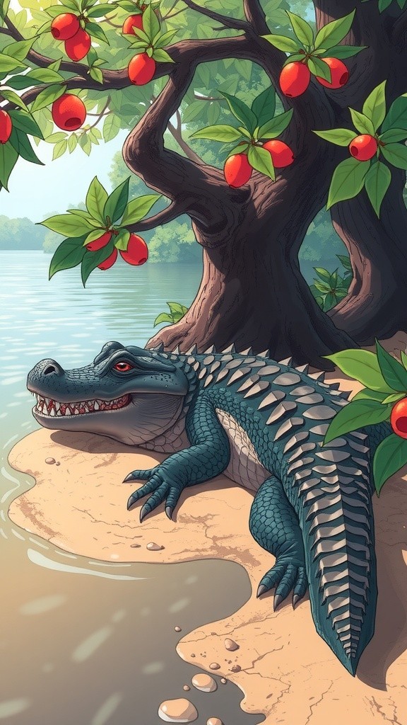 समझदार बंदर और चालाक मगरमच्छ