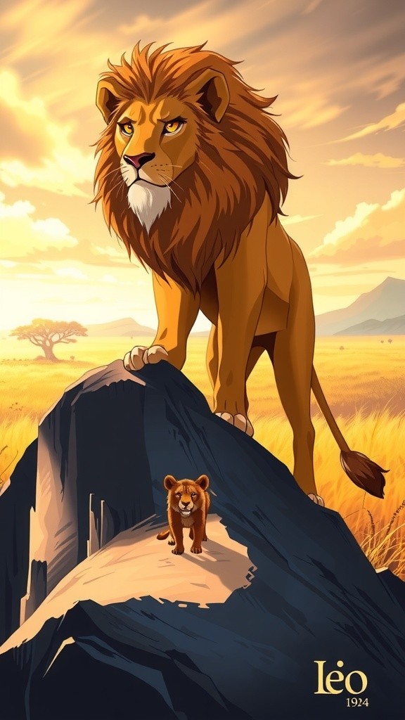 Leo the Majestic Lion: A Tale of Strength and Grace