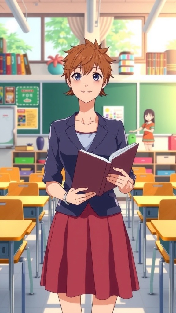 Boy Requests Toffees from Teacher