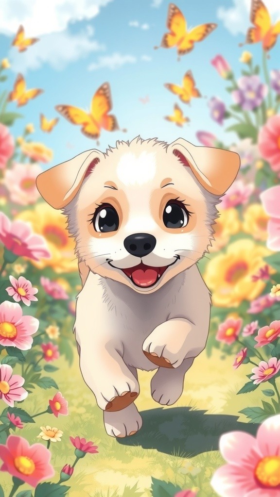 The Happy Puppy and the Sad Kitten