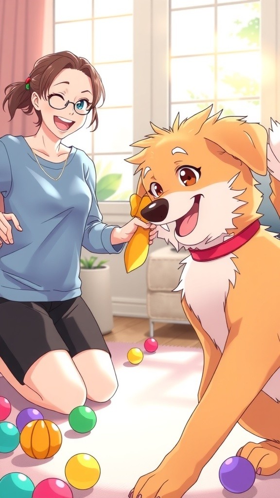 A Baby's Best Friend: Playtime with Buddy the Dog