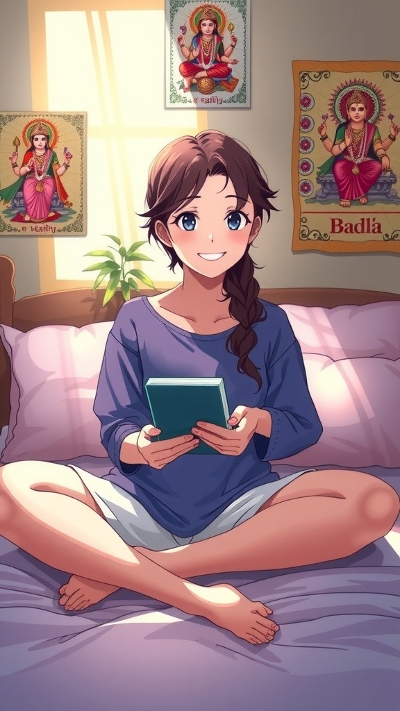 Cute Girl Singing Hare Krishna Bhajan