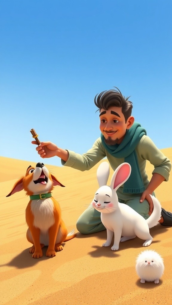 পরিশ্রম ও বন্ধুত্ব: খরগোশ এবং পাপির গল্প