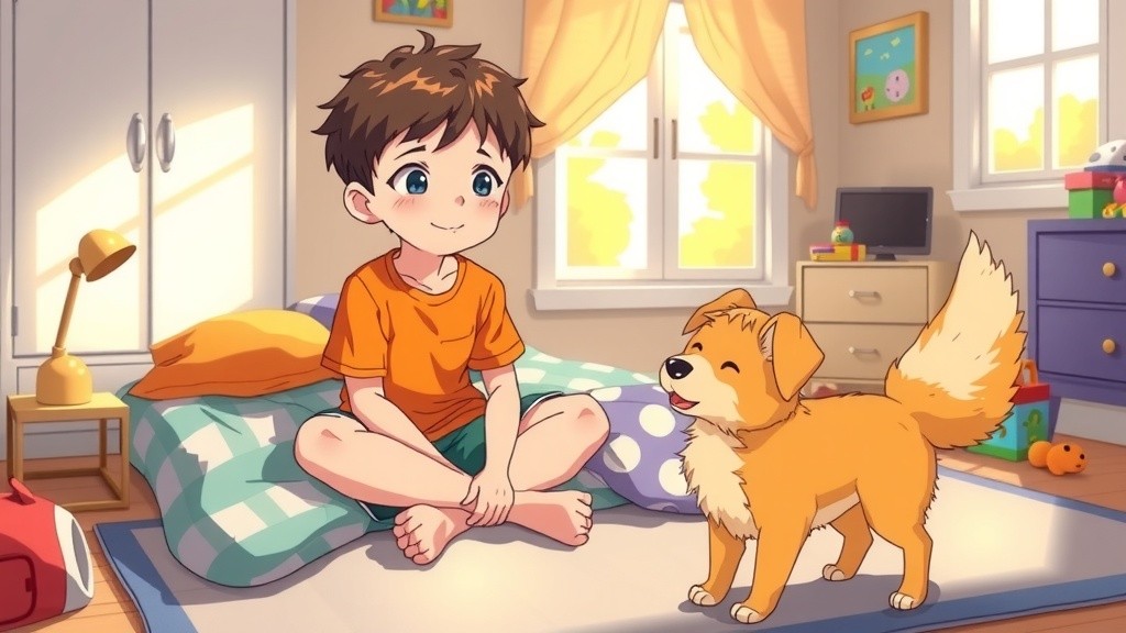 A Dog's Comfort on Bad Days