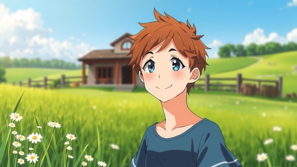 Countryside Life: Family, Garden, and Beautiful Sunsets