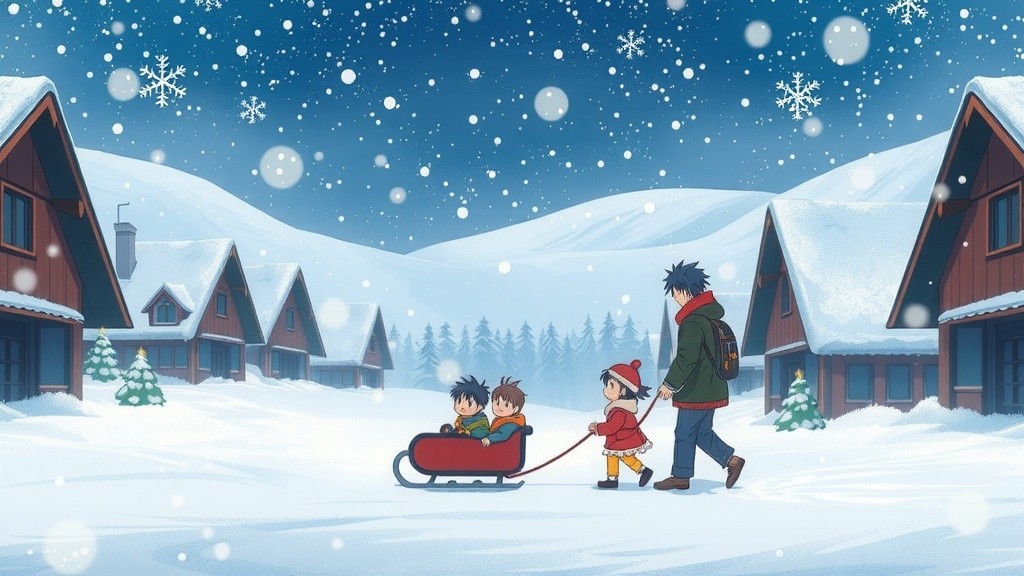 Winter Whispers: A Cozy Ghibli Homecoming
