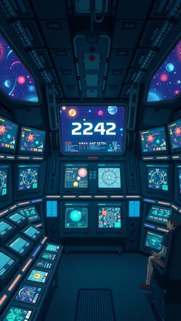 Alien Spaceship Encounter