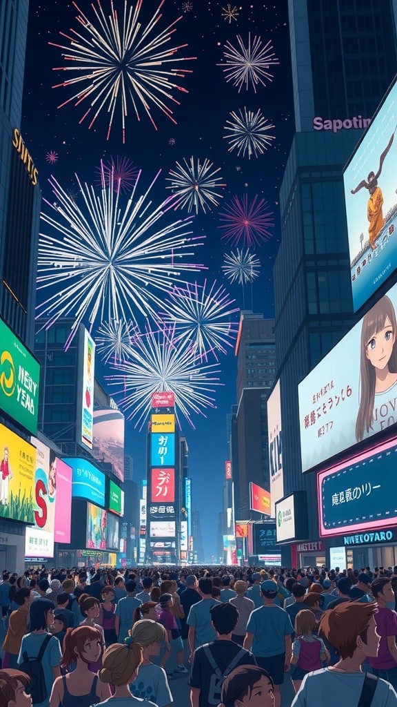 Celebration Amidst Chaos: New Year's Eve in Times Square