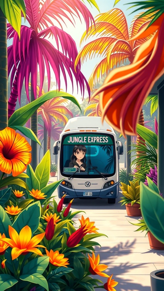 Jungle Journey: A Cartoon Adventure