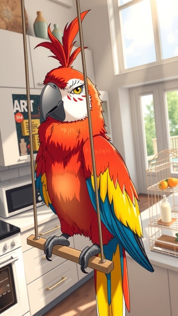 Polly the Kind Parrot!