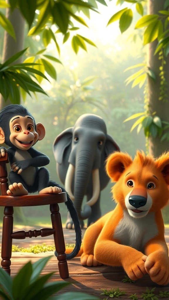 जंगल की मीटिंग: इंसानों की अजीब बातें!