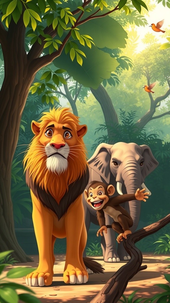 दोस्ती की ताकत: शेरू, मोंटी और गोलू की कहानी