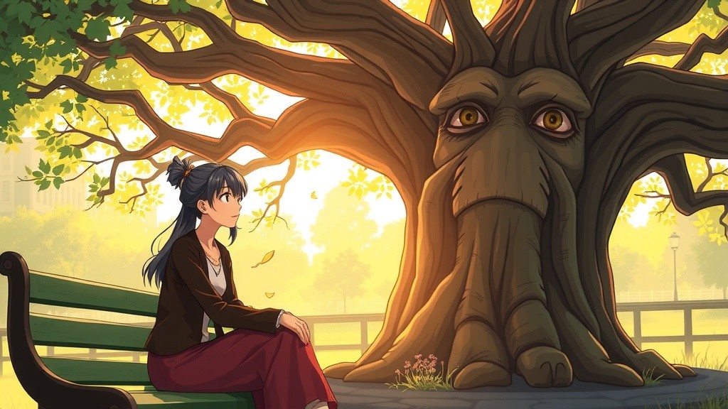 खामोश पेड़ की बातें: छाया और जीवन