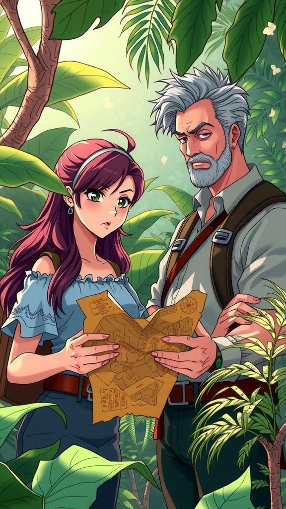 Adventurous Friends: The Quest for Hidden Treasure