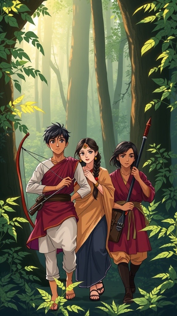 The Forest Encounter: Ram, Sita, and the Wrath of Surpanakha