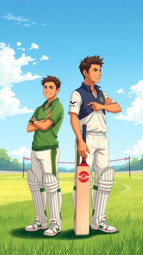 The Tale of Two Cricketers