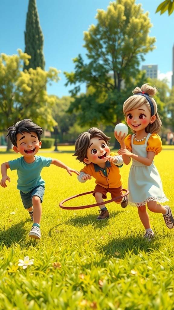 Kids Playing Together