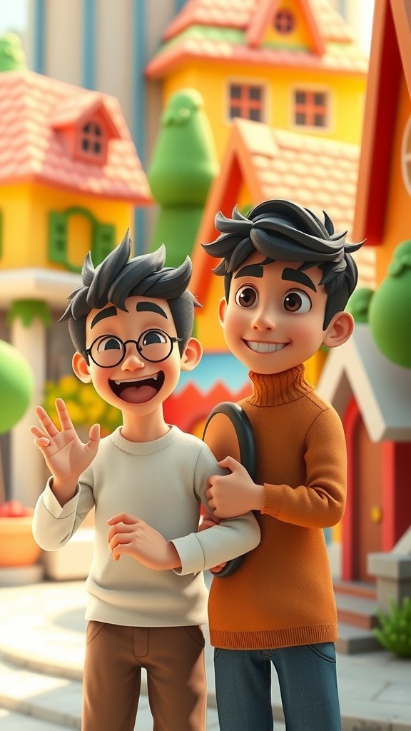 Petualangan Upin dan Ipin di Desa Claymation