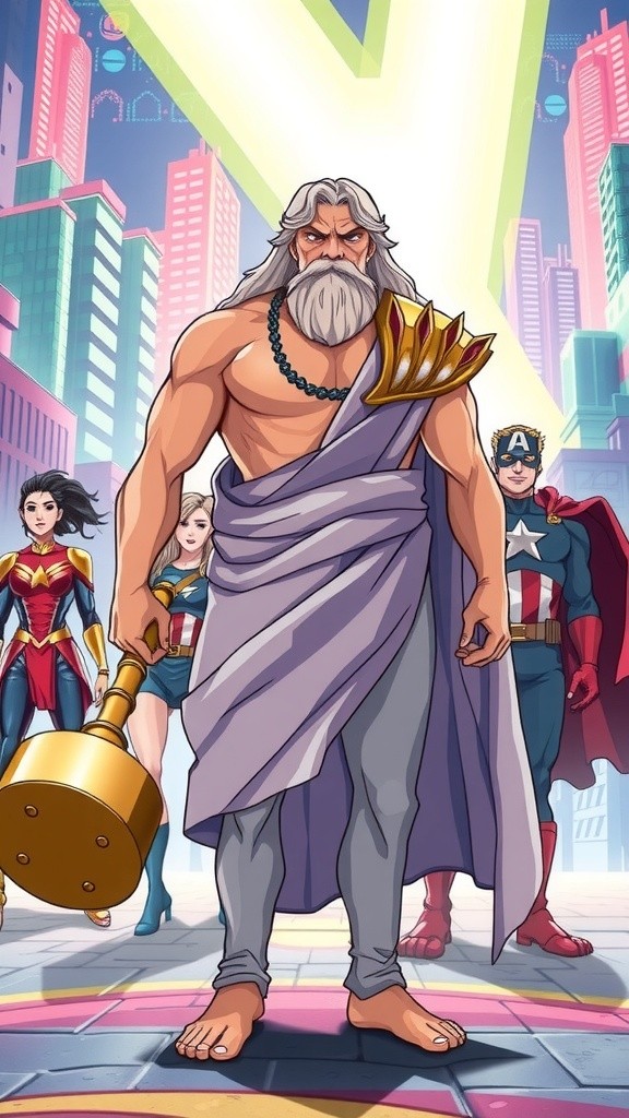 Marvel Meets DC: Uniting Heroes in Contrast