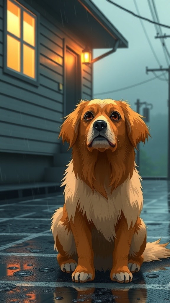 Hope in the Rain: A Stray's Journey