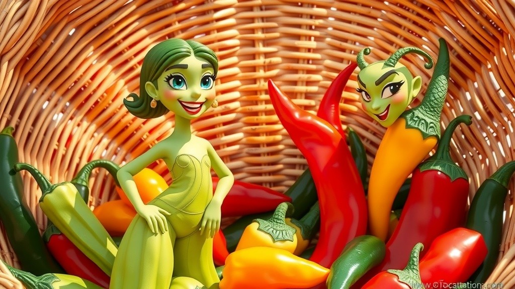 Bhindi vs. Mirchi: Swad aur Shor!