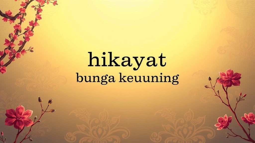 Hikayat 10 Putri Raja dan Bunga Kemuning
