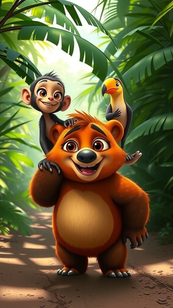 Bear and Friends in Jangle