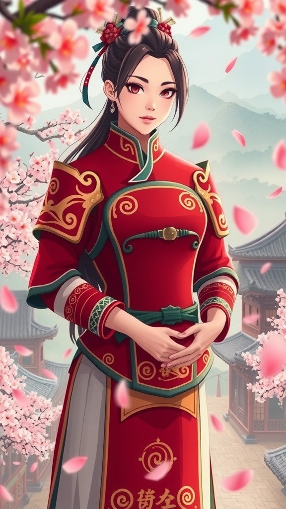 创造一部100%相同的中国动漫风格4K视频