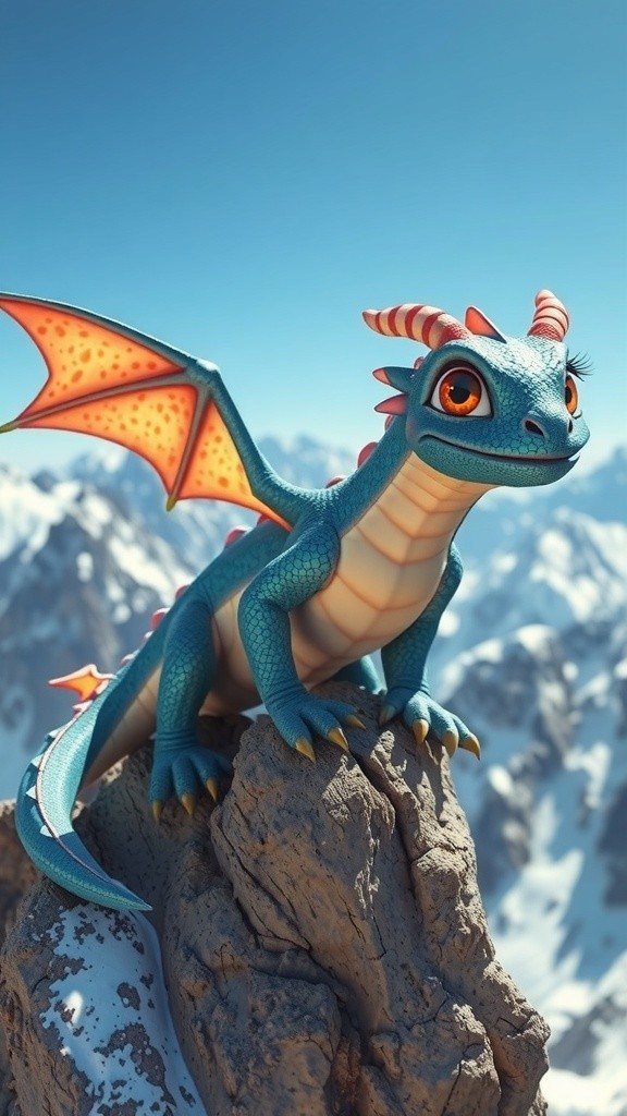 A Dragon's Heartwarming Encounter with a Maiden