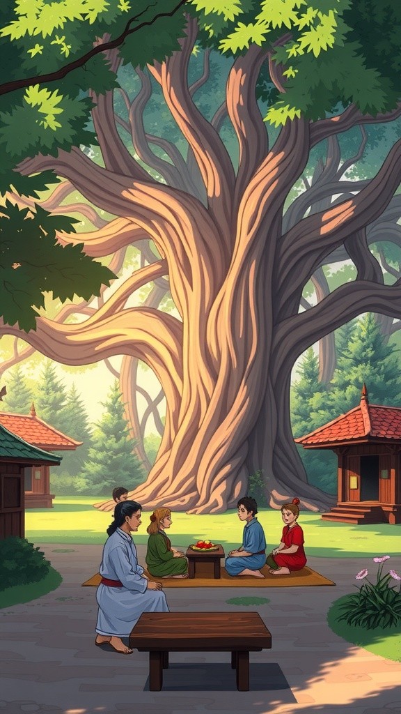 गाँव का संकट: पंचायत की चर्चा