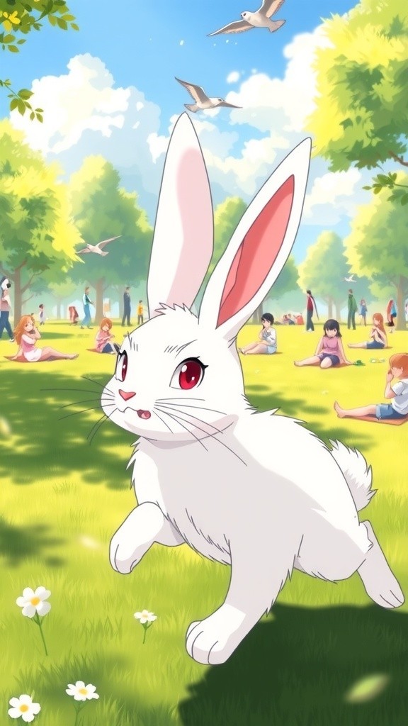 Playful Rabbit Steals Hearts