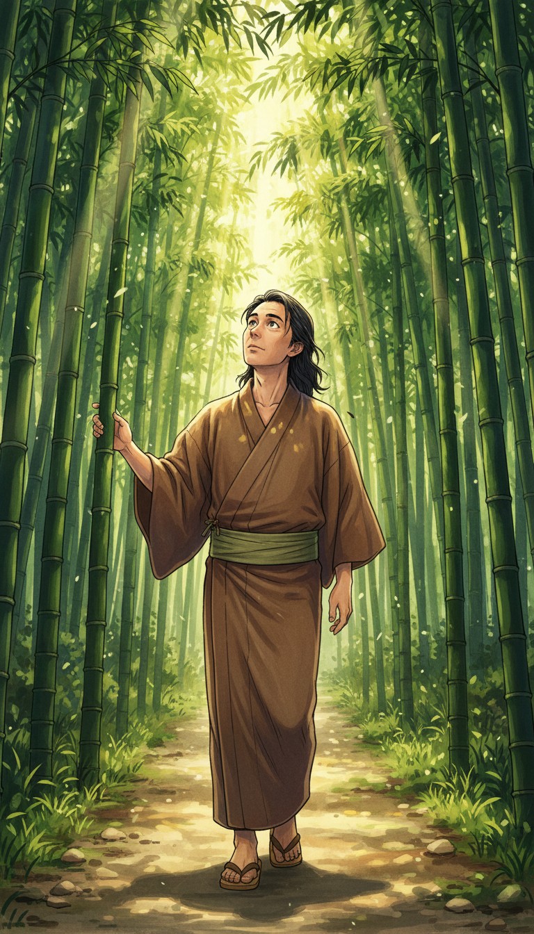 A Bamboo Cutter's Celestial Discovery