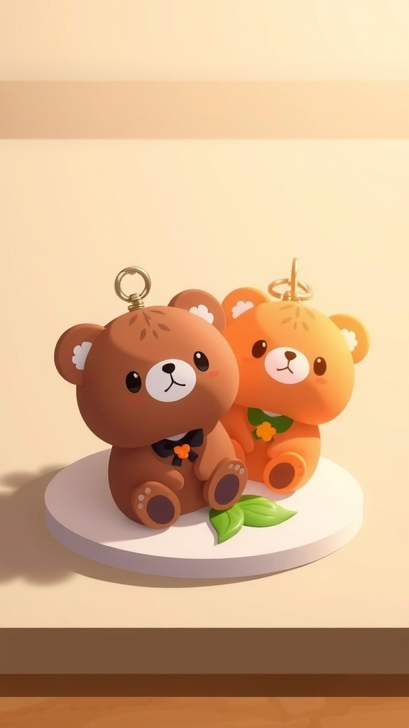 Festive Keychains Display