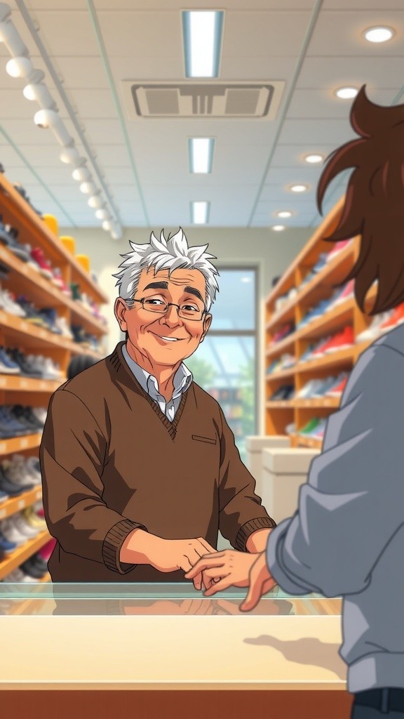 Transaksi Pembelian Sepatu di Toko