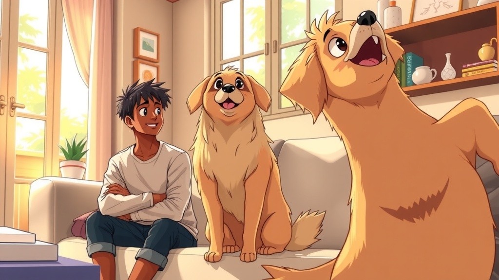 Dog Comforts His Best Friend (copy)