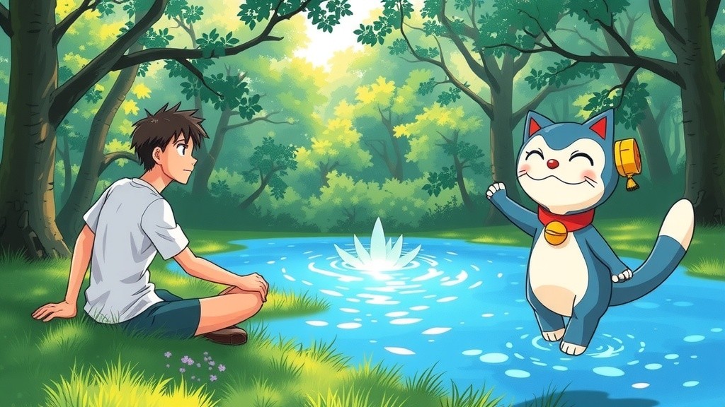 Catching Memories by the Pond